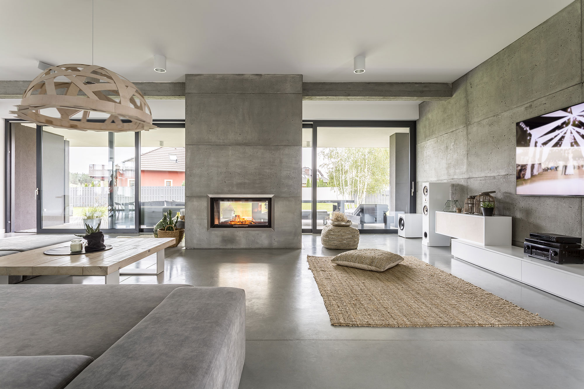 Arredamento soggiorno di lusso: stile moderno - Santandrea Luxury Houses