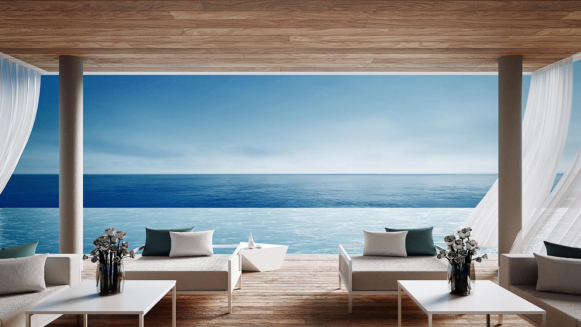 Ville da sogno: interni e arredi di una villa al mare - Santandrea Luxury Houses